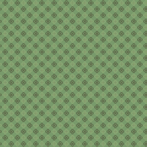Autumn Fabric by Lori Holt for Riley Blake - Green Check Fabric