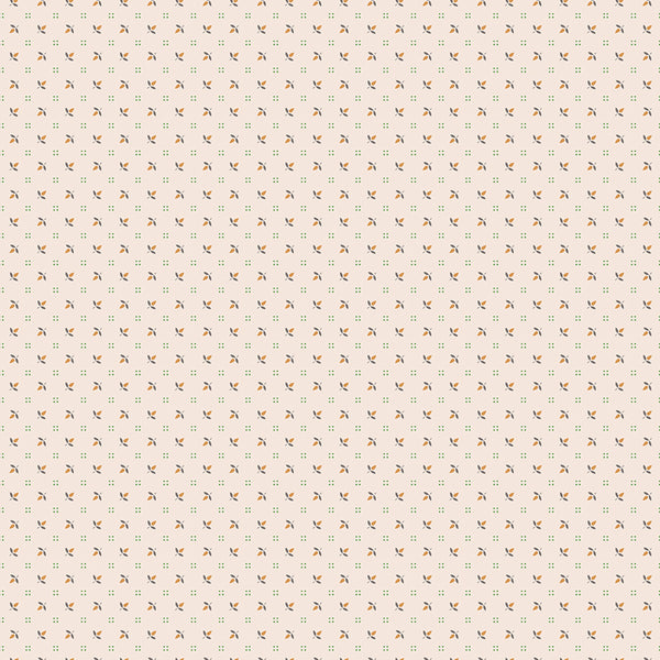 Home Town Holiday Fabric by Lori Holt for Riley Blake - Beige Tiny Print Fabric