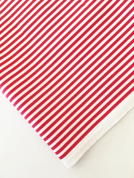 1/8" Red Stripe Fabric by Riley Blake