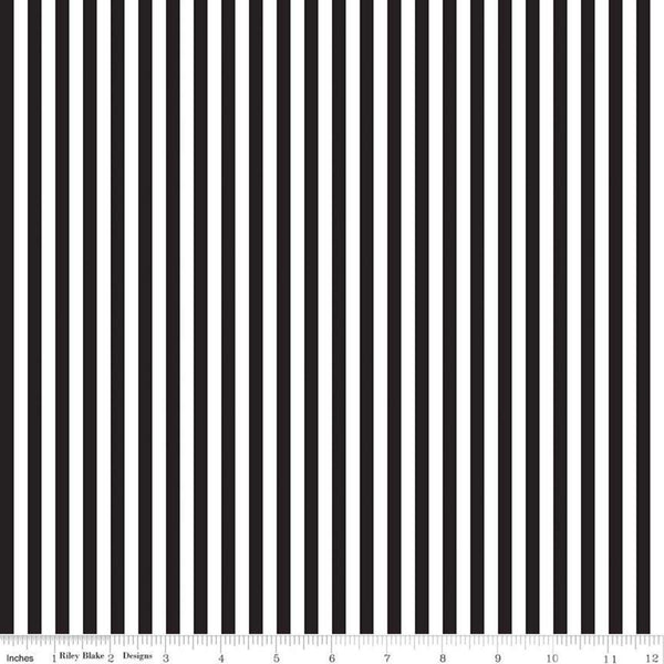 riley blake black and white striped fabric by the yard