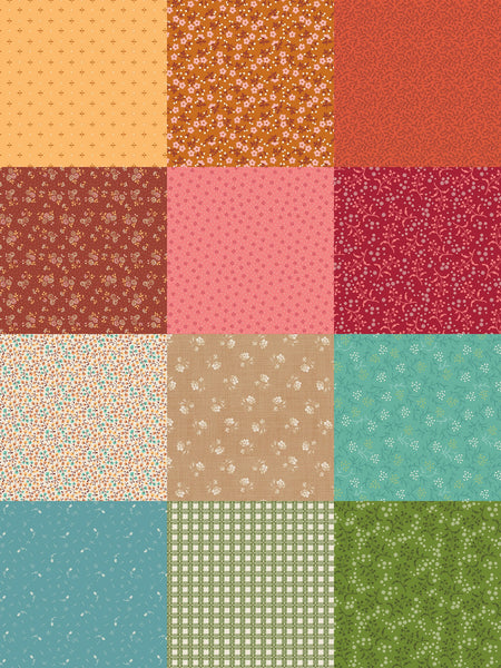 Lori Holt Baked With Love Fabric Fat Quarter Bundle - 12pc Bundle