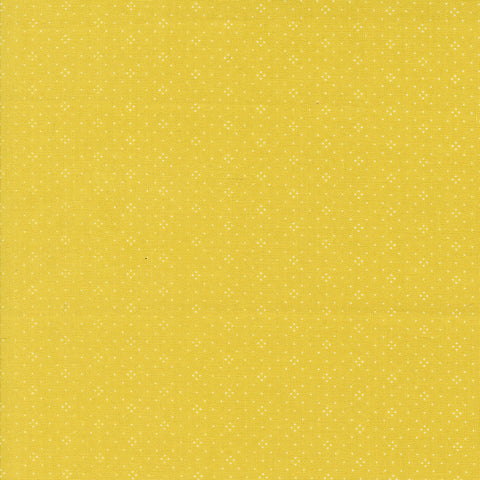 Eyelet Fabric by Fig Tree Quilts for Moda - Citron Eyelet Dot Fabric