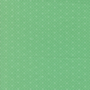 Eyelet Fabric by Fig Tree Quilts for Moda - Teal Green Eyelet Dot Fabric