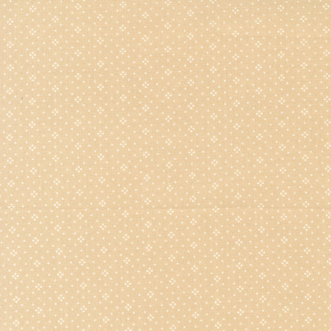 Eyelet Fabric by Fig Tree Quilts for Moda - Latte Tan Eyelet Dot Fabric