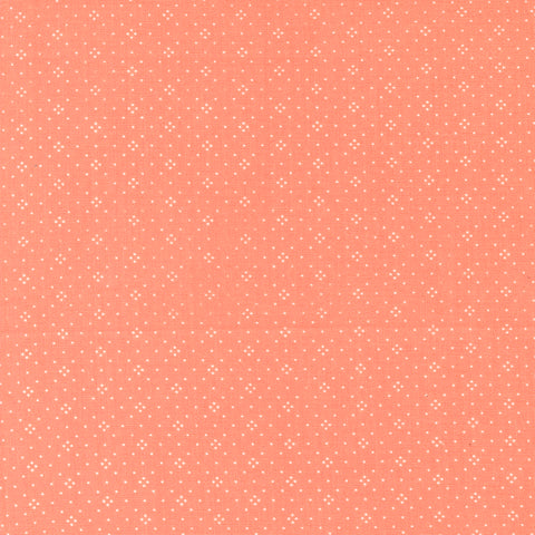 Eyelet Fabric by Fig Tree Quilts for Moda - Coral Eyelet Dot Fabric