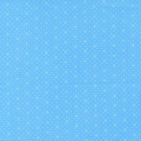 Eyelet Fabric by Fig Tree Quilts for Moda - Cornflower Blue Eyelet Dot Fabric