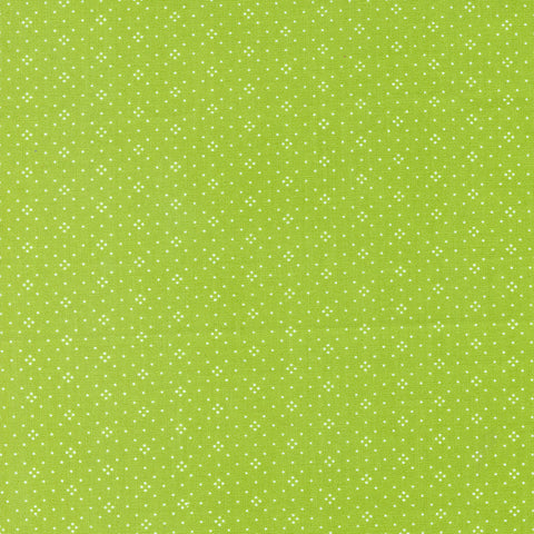 Eyelet Fabric by Fig Tree Quilts for Moda - Leaf Green Eyelet Dot Fabric