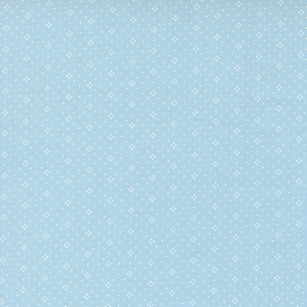 Eyelet Fabric by Fig Tree Quilts for Moda - Light Blue Eyelet Dot Fabric
