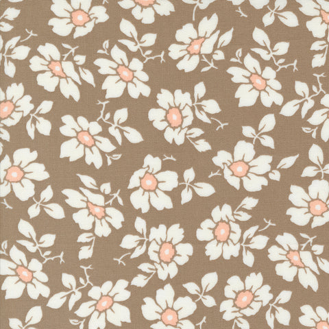 Jelly and Jam Fabric by Fig Tree Quilts for Moda - Brown Floral Fabric