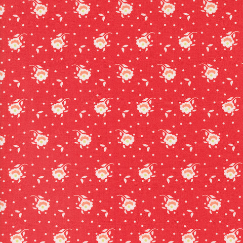 Jelly and Jam Fabric by Fig Tree Quilts for Moda - Red Small Floral Fabric