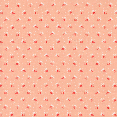 Jelly and Jam Fabric by Fig Tree Quilts for Moda - Coral Tiny Floral Fabric