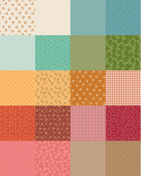 Lori Holt Baked With Love Fabric Fat Quarter Bundle - 20pc Bundle
