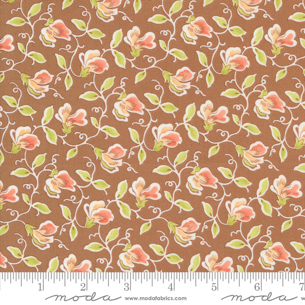 Fig Tree Portofino Fabric Fat Quarter Bundle - 5pc Brown Color Bundle