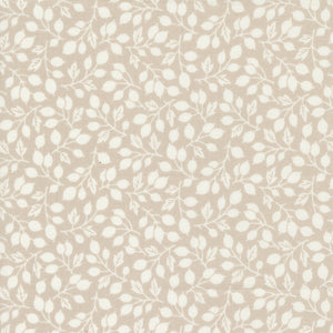 Portofino Fabric by Fig Tree Quilts for Moda - Gray Small Floral Olive Branch Fabric