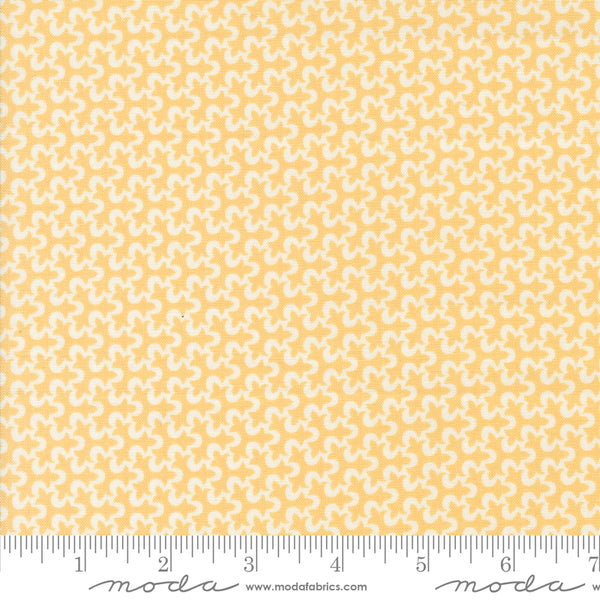 Portofino Fabric by Fig Tree Quilts for Moda - Yellow Orange Small Geometric Fabric