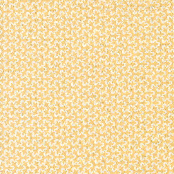 Portofino Fabric by Fig Tree Quilts for Moda - Yellow Orange Small Geometric Fabric