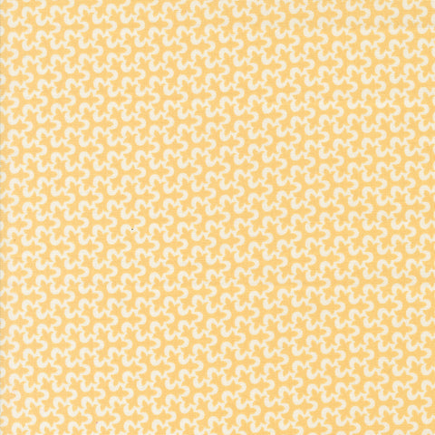 Portofino Fabric by Fig Tree Quilts for Moda - Yellow Orange Small Geometric Fabric