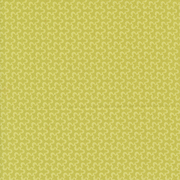 Portofino Fabric by Fig Tree Quilts for Moda - Green Small Geometric Fabric