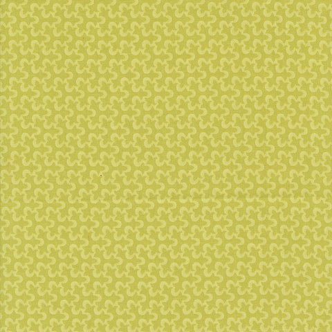 Portofino Fabric by Fig Tree Quilts for Moda - Green Small Geometric Fabric