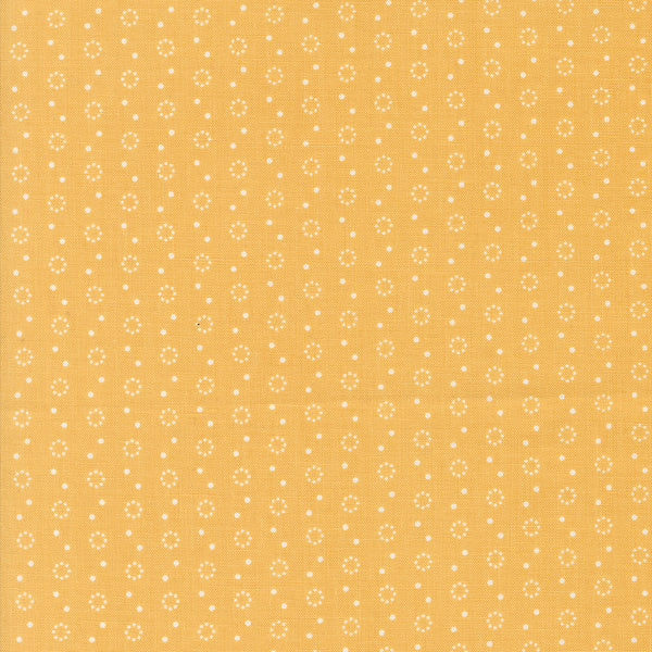 Portofino Fabric by Fig Tree Quilts for Moda - Yellow Orange Small Circle Fabric