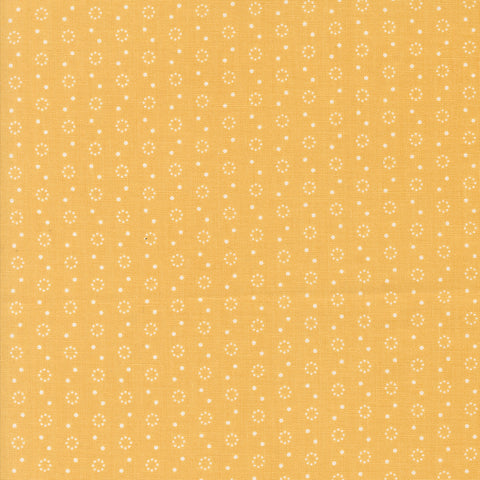 Portofino Fabric by Fig Tree Quilts for Moda - Yellow Orange Small Circle Fabric