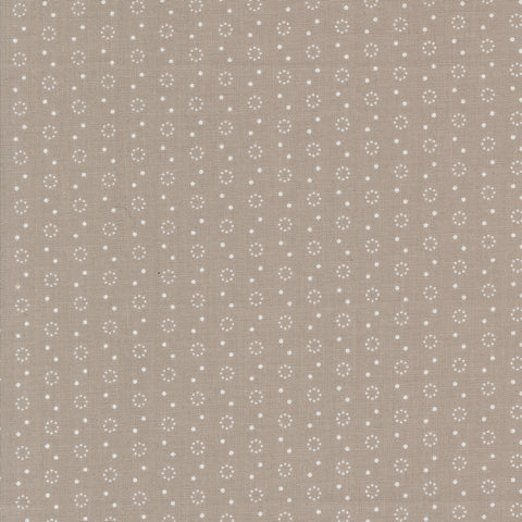 Portofino Fabric by Fig Tree Quilts for Moda - Gray Small Circle Fabric