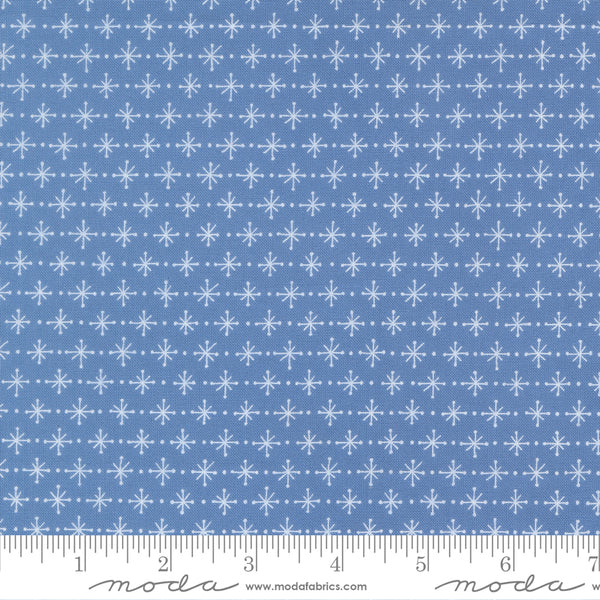Rosie Fabric by Fig Tree Quilts for Moda - Blue Twinkling Star Fabric