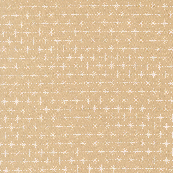 Rosie Fabric by Fig Tree Quilts for Moda - Tan Twinkling Star Fabric
