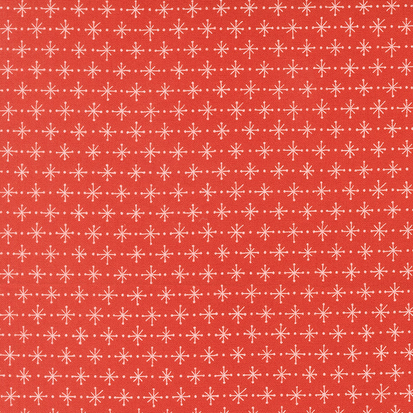 Rosie Fabric by Fig Tree Quilts for Moda - Red Twinkling Star Fabric