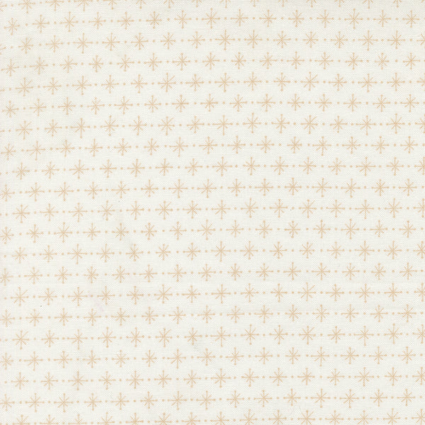 Rosie Fabric by Fig Tree Quilts for Moda - Cream and Tan Twinkling Star Fabric