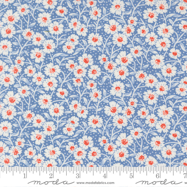 Fig Tree Rosie Fabric Fat Quarter Bundle - 12pc Red & Blue Bundle