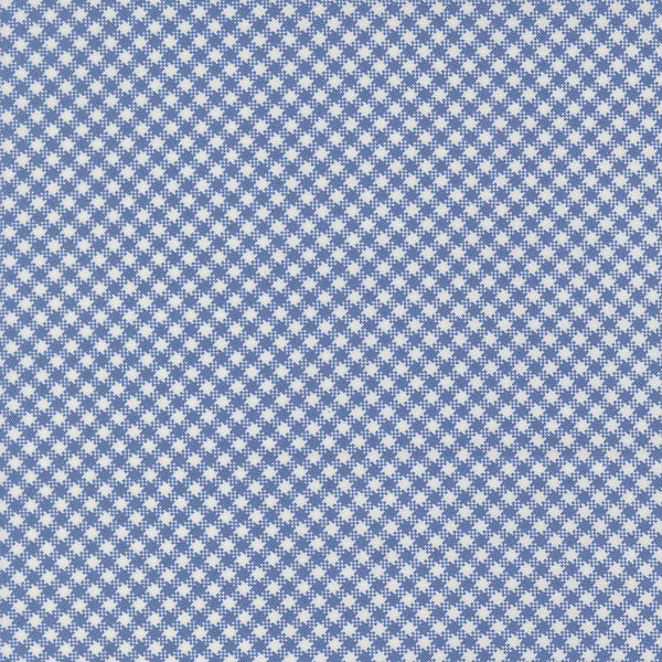 Rosie Fabric by Fig Tree Quilts for Moda - Dark Blue Gingham Fabric