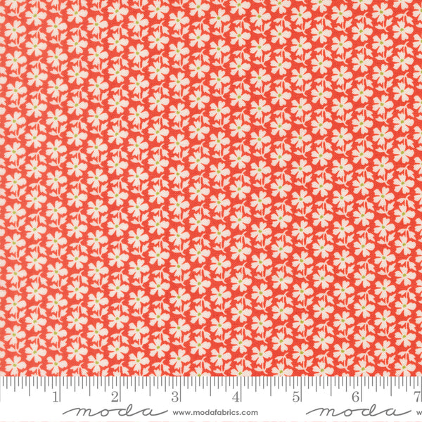 Fig Tree Summer's End Fabric Fat Quarter Bundle - 5pc Red Color Bundle