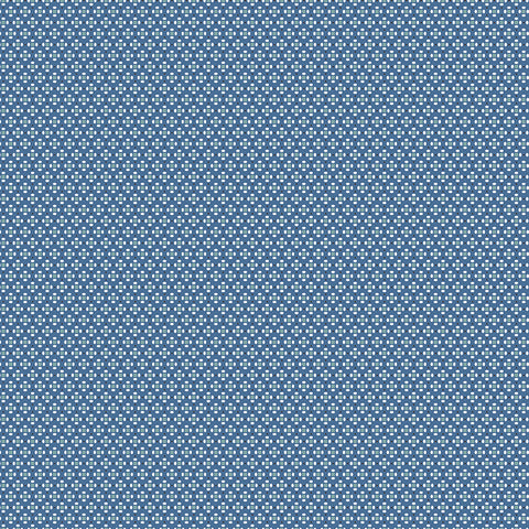 Home Town Fabric by Lori Holt for Riley Blake - Dark Blue Small Geometric Fabric