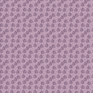 Piece & Plenty Fabric by Lori Holt for Riley Blake - Purple Small Floral Fabric