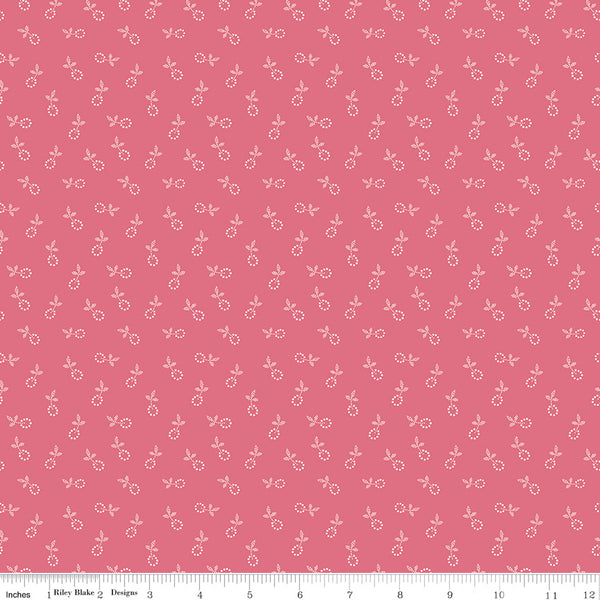 Lori Holt Gentler Times Fabric Fat Quarter Bundle - 5pc Pink Color Bundle