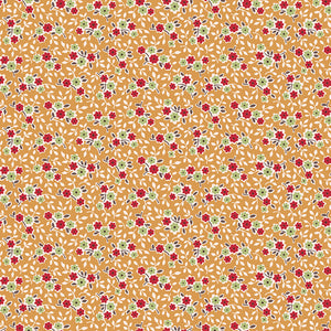 Gentler Times Fabric by Lori Holt for Riley Blake - Yellow Gold Small Floral Fabric
