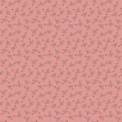 Gentler Times Fabric by Lori Holt for Riley Blake - Pink Small Floral Fabric