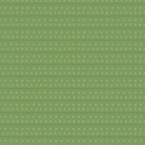 Gentler Times Fabric by Lori Holt for Riley Blake - Green Small Stripe Fabric