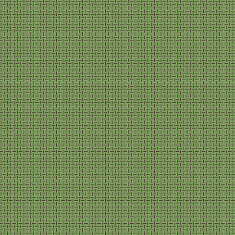 Gentler Times Fabric by Lori Holt for Riley Blake - Green Woven Look Fabric