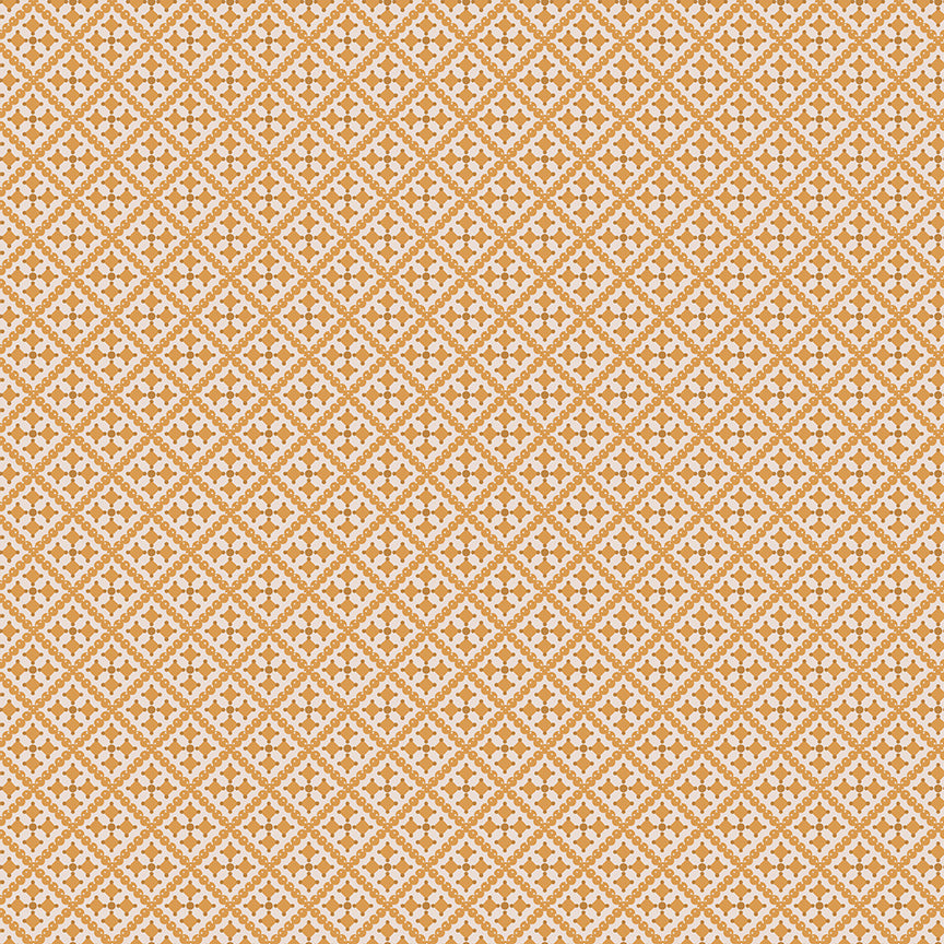 Gentler Times Fabric by Lori Holt for Riley Blake - Yellow Gold Geometric Fabric