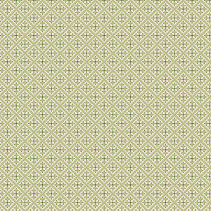 Gentler Times Fabric by Lori Holt for Riley Blake - Green Geometric Fabric
