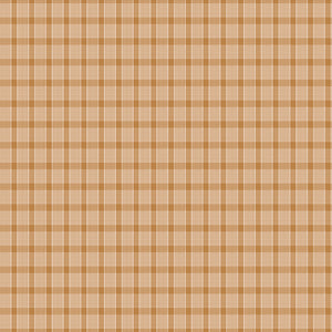 Gentler Times Fabric by Lori Holt for Riley Blake - Yellow Gold Plaid Fabric