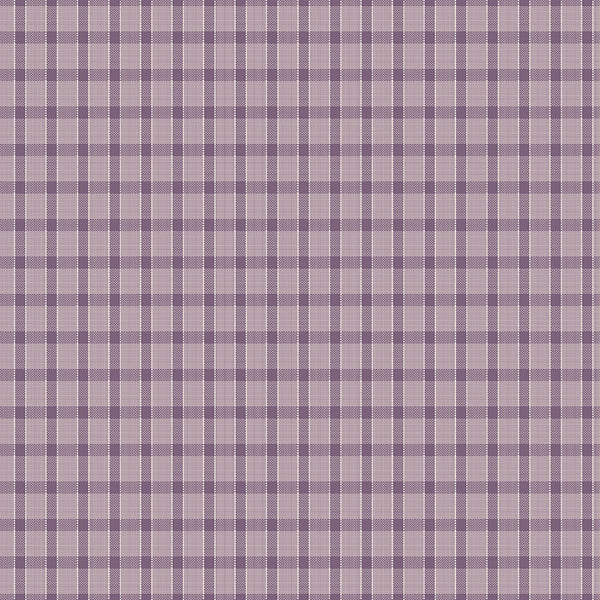 Gentler Times Fabric by Lori Holt for Riley Blake - Purple Plaid Fabric