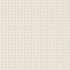 Gentler Times Fabric by Lori Holt for Riley Blake - Beige and Sea Glass Green Tiny Print Fabric
