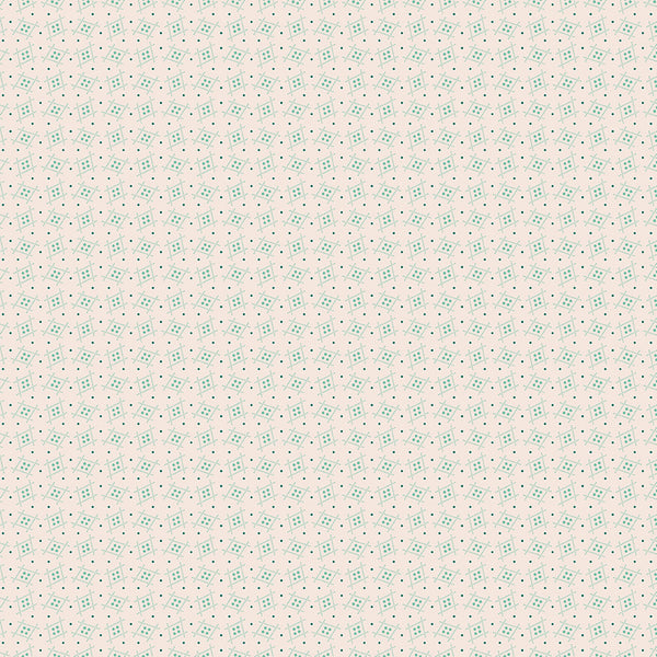 Gentler Times Fabric by Lori Holt for Riley Blake - Beige and Sea Glass Green Tiny Print Fabric