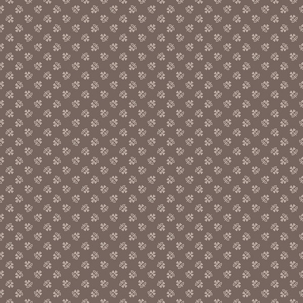 Farmer's Daughter Fabric by Lori Holt for Riley Blake - Dark Gray Small Floral Fabric