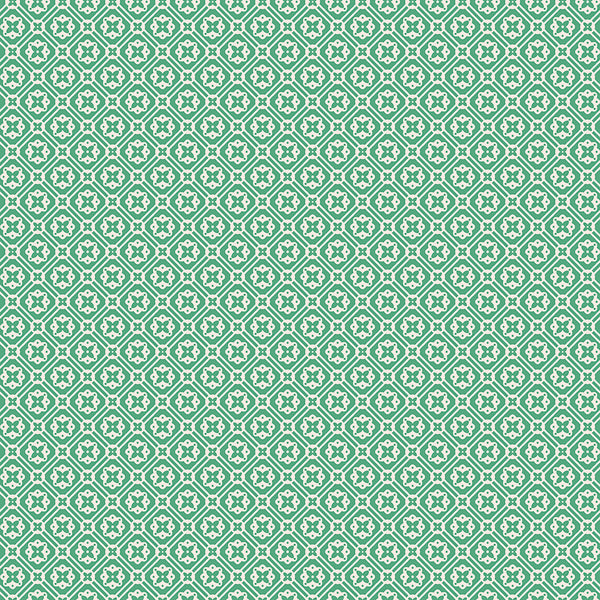 Farmer's Daughter Fabric by Lori Holt for Riley Blake - Alpine Green Small Diagonal Check Fabric