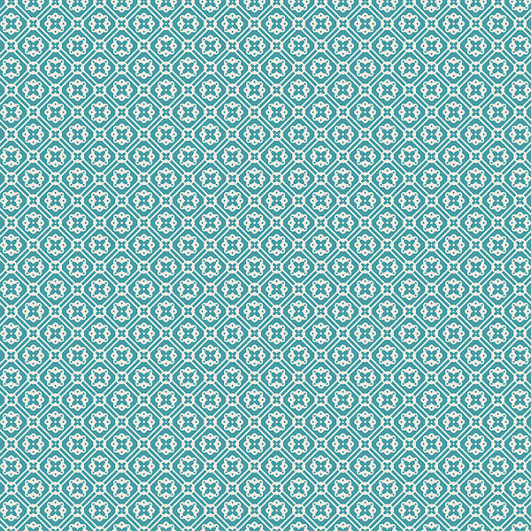 Farmer's Daughter Fabric by Lori Holt for Riley Blake - Blue Small Diagonal Check Fabric