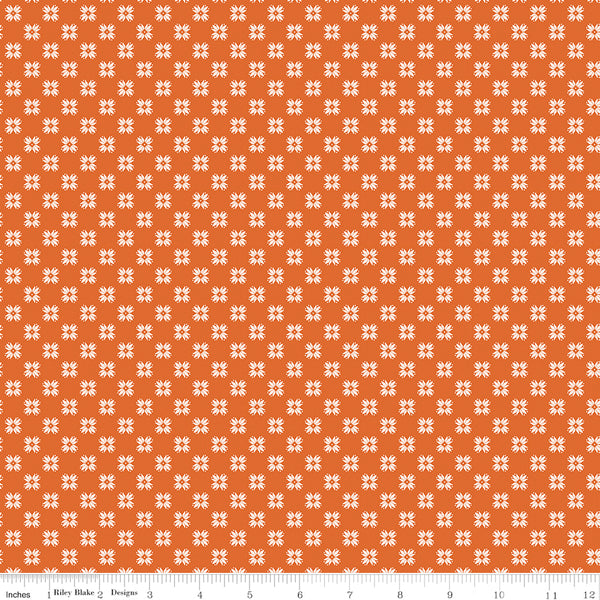 Lori Holt Farmer's Daughter Fabric Fat Quarter Bundle - 5pc Yellow/Orange Color Bundle
